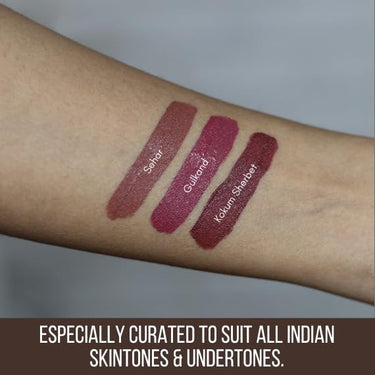 MyHues Comfort Matte Liquid Lipstick Warm Rust Brown (Sehar) - 5ml, Non-Drying Matte Finish | Transferproof Lipstick